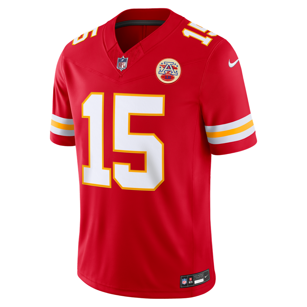 Patrick Mahomes Kansas City Chiefs White Vapor F.U.S.E. Stitched Limited Jersey