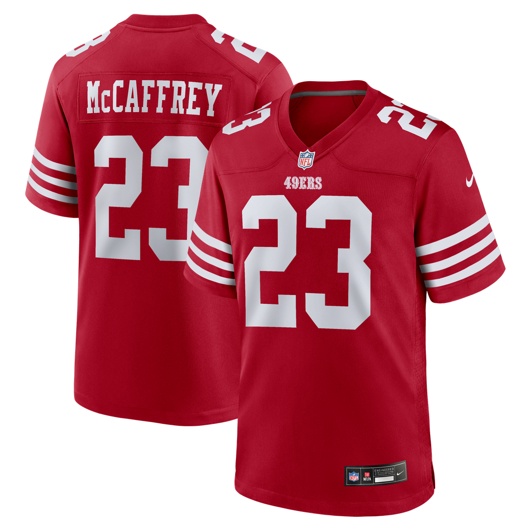 Christian McCaffrey San Francisco 49ers White Game Player Jersey