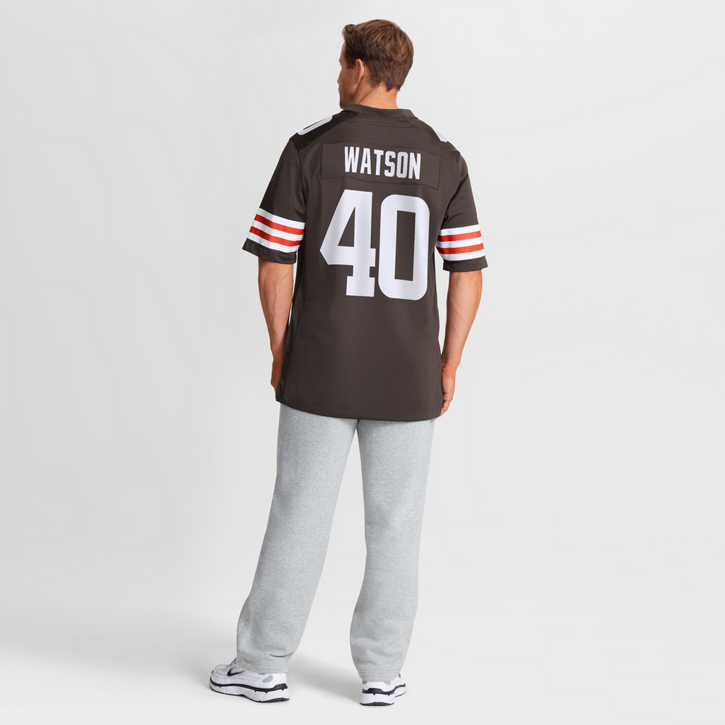Nathaniel Watson Cleveland Browns Brown Team Game Jersey