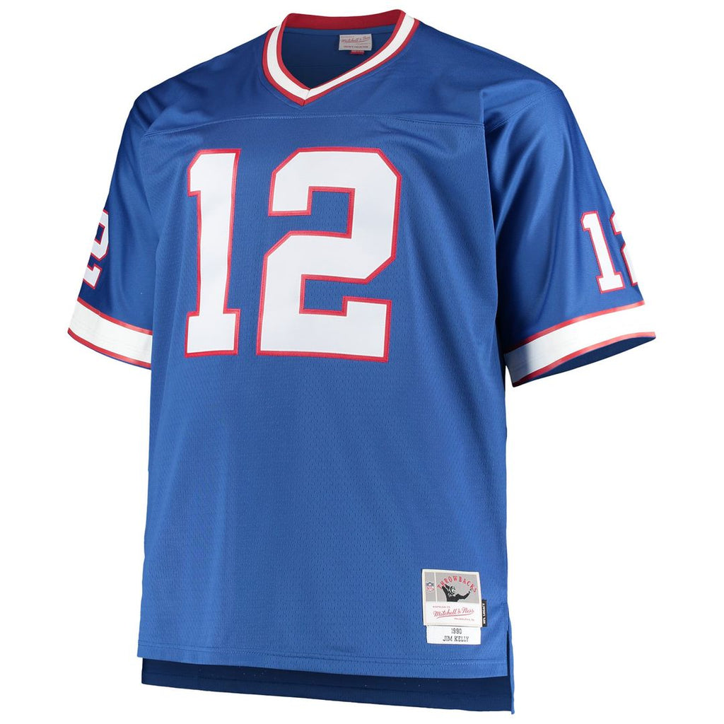 Jim Kelly Buffalo Bills Royal Big & Tall 1990 Retired Player Replica Jersey