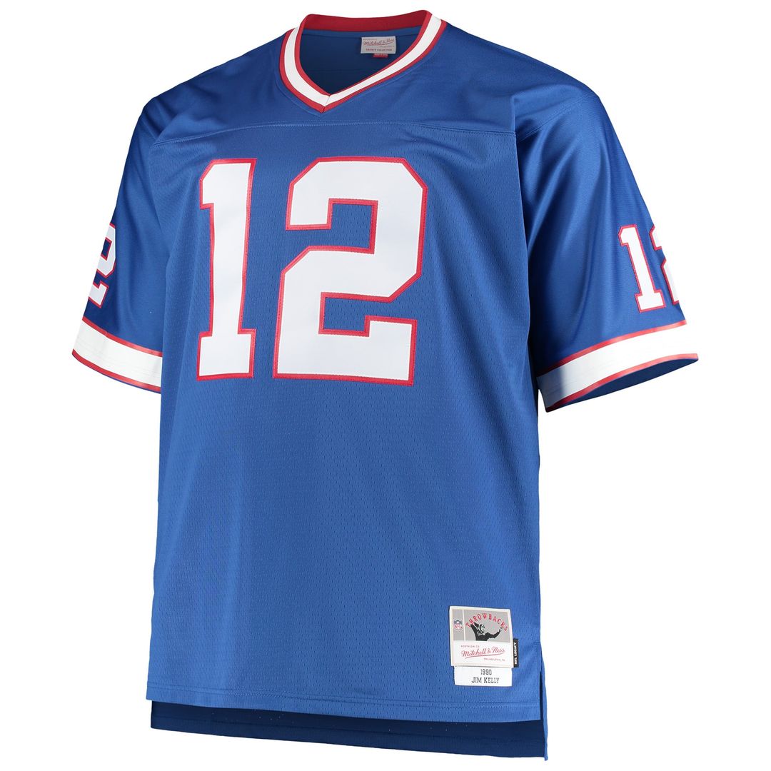 Jim Kelly Buffalo Bills Royal Big & Tall 1990 Retired Player Replica Jersey