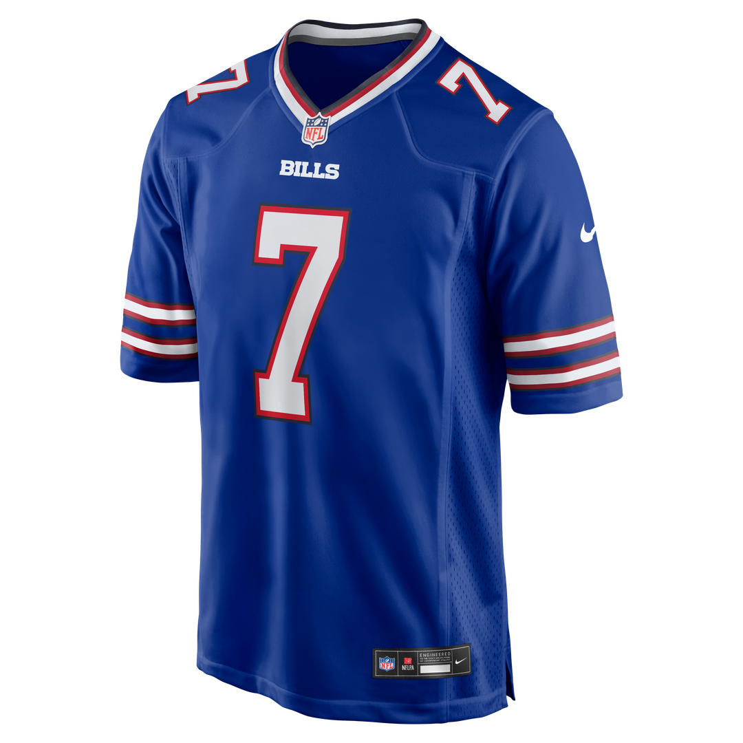 Doug Flutie Buffalo Bills Royal Game Retired Player Jersey