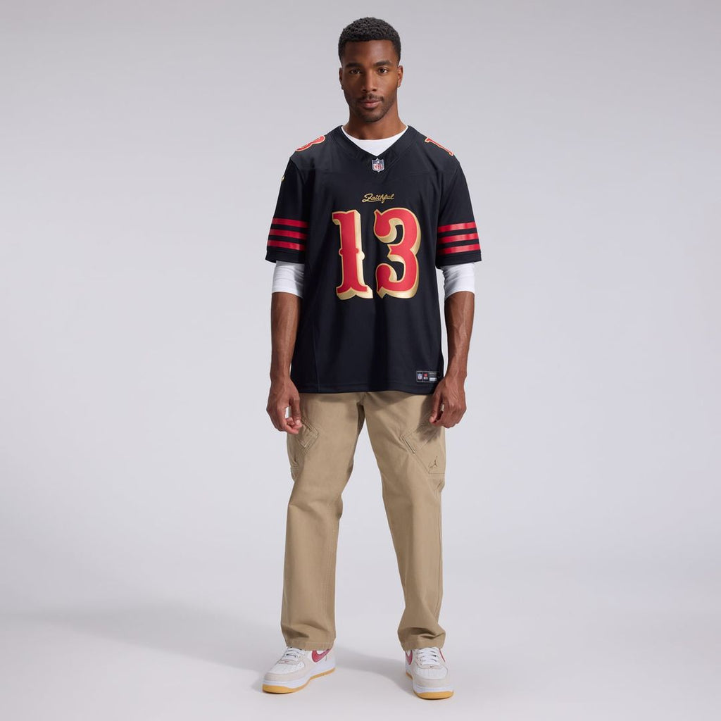 Brock Purdy San Francisco 49ers Black Rivalries Collection Stitched Limited Jersey