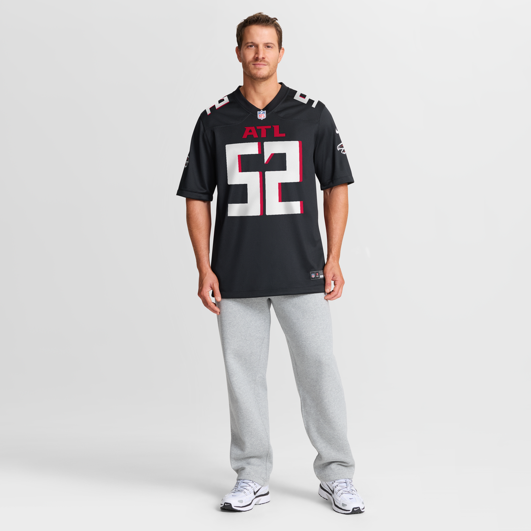 Jovaughn Gwyn Atlanta Falcons Black Team Game Jersey