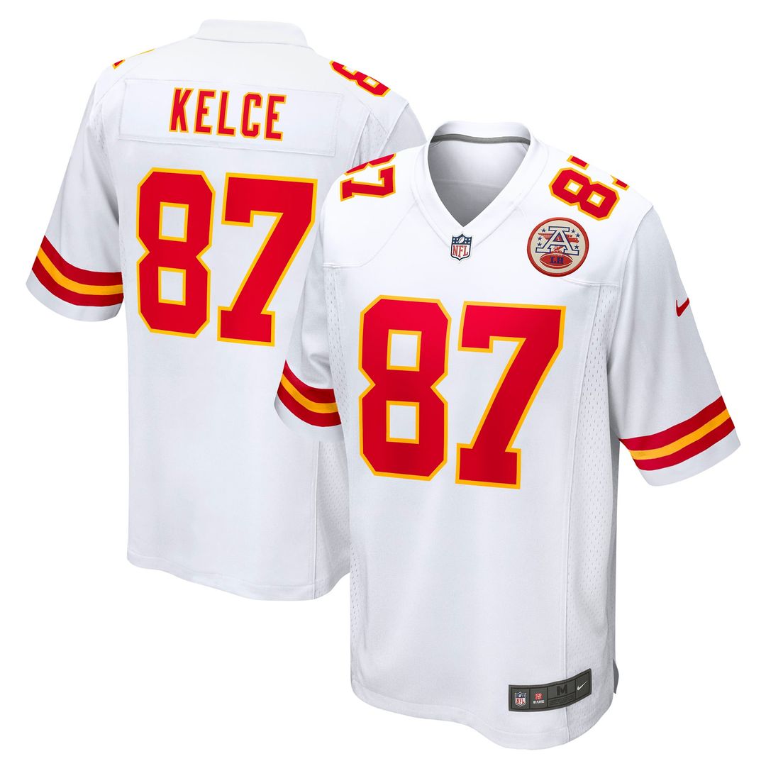 Travis Kelce Kansas City Chiefs Red Game Jersey