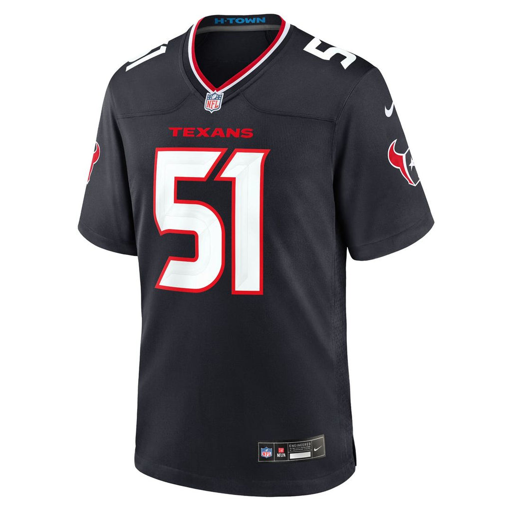 Will Anderson Jr. Houston Texans Navy Game Jersey