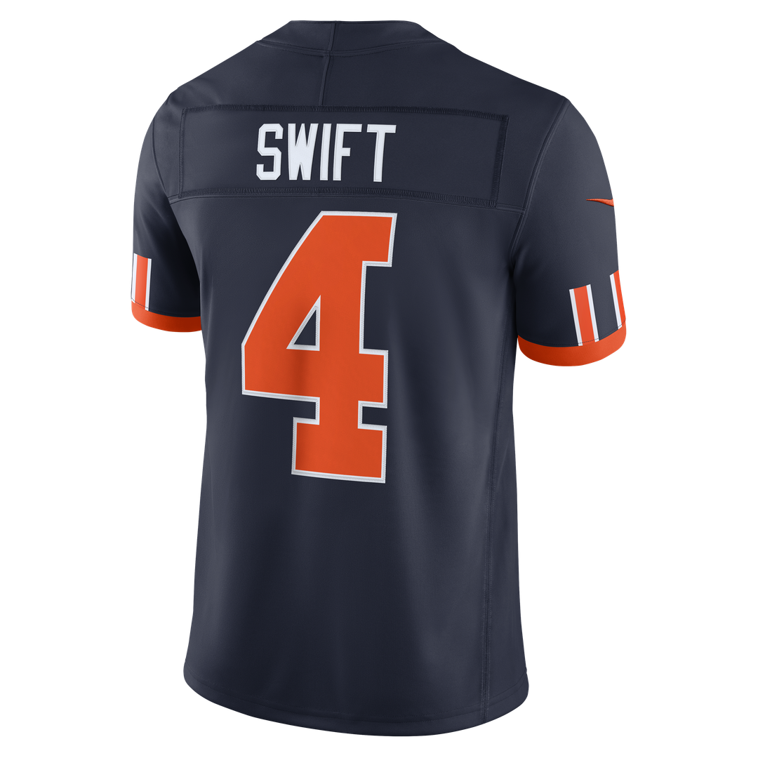 D'Andre Swift Chicago Bears Navy 2026 Rivalries Collection Stitched Limited Jersey