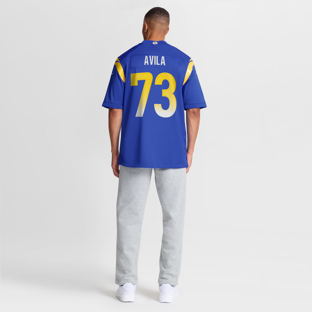 Steve Avila Los Angeles Rams Royal Home Game Jersey