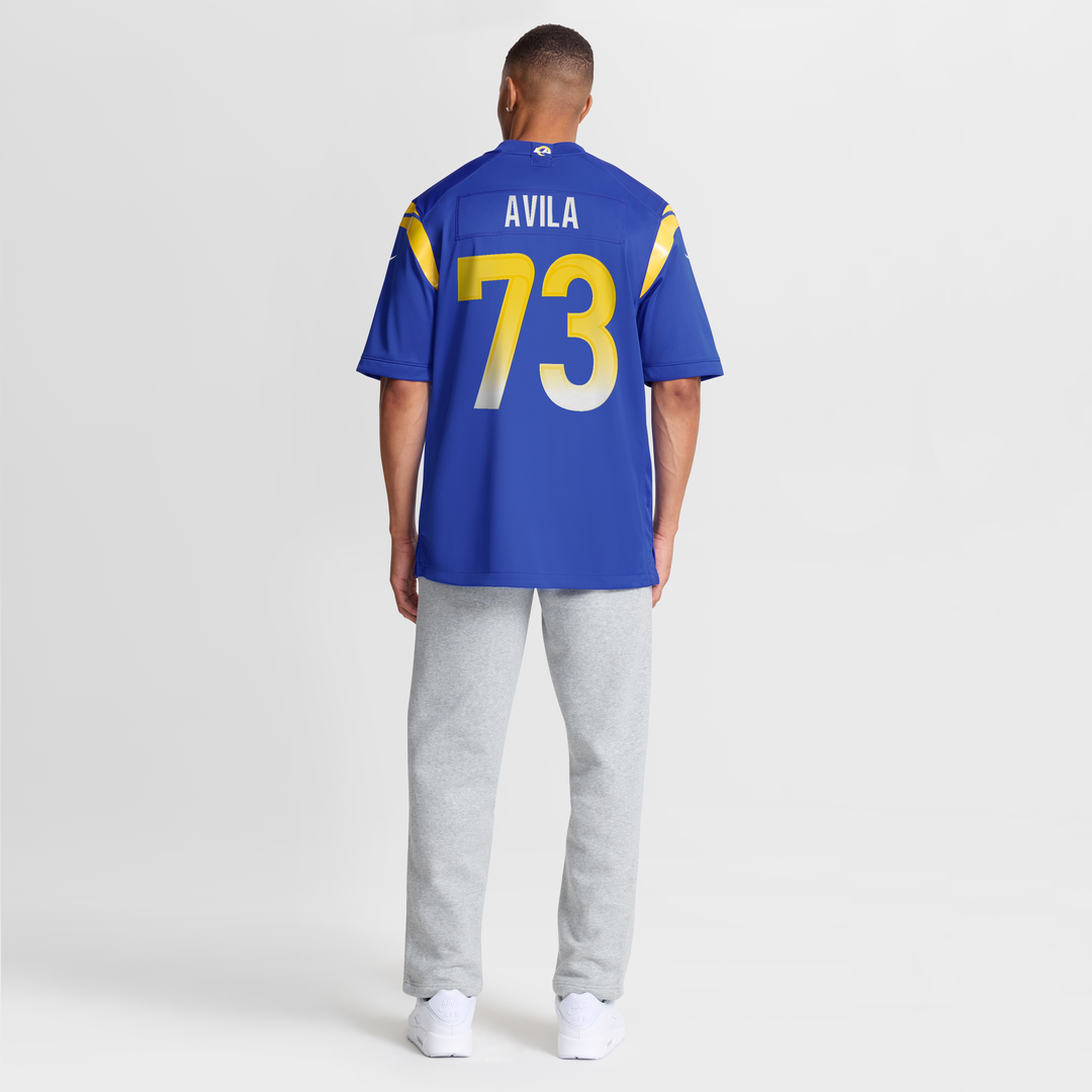 Steve Avila Los Angeles Rams Royal Home Game Jersey