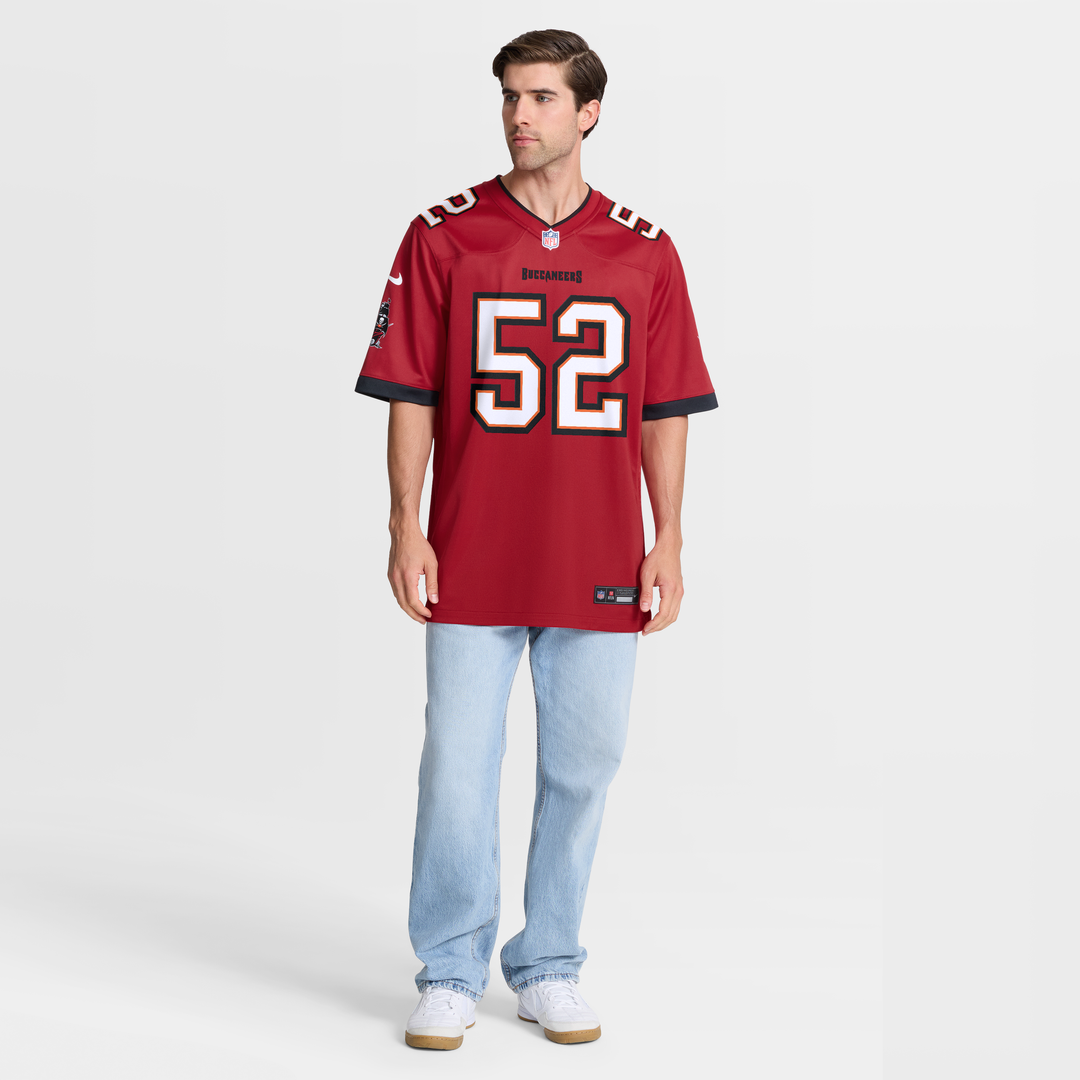 Christian Rozeboom Tampa Bay Buccaneers Red Team Game Jersey