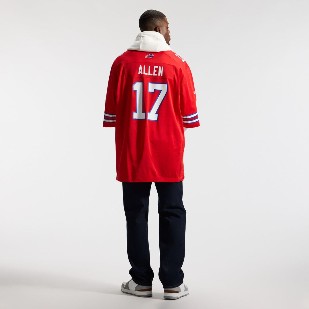 Josh Allen Buffalo Bills Red Alternate Game Player Jersey