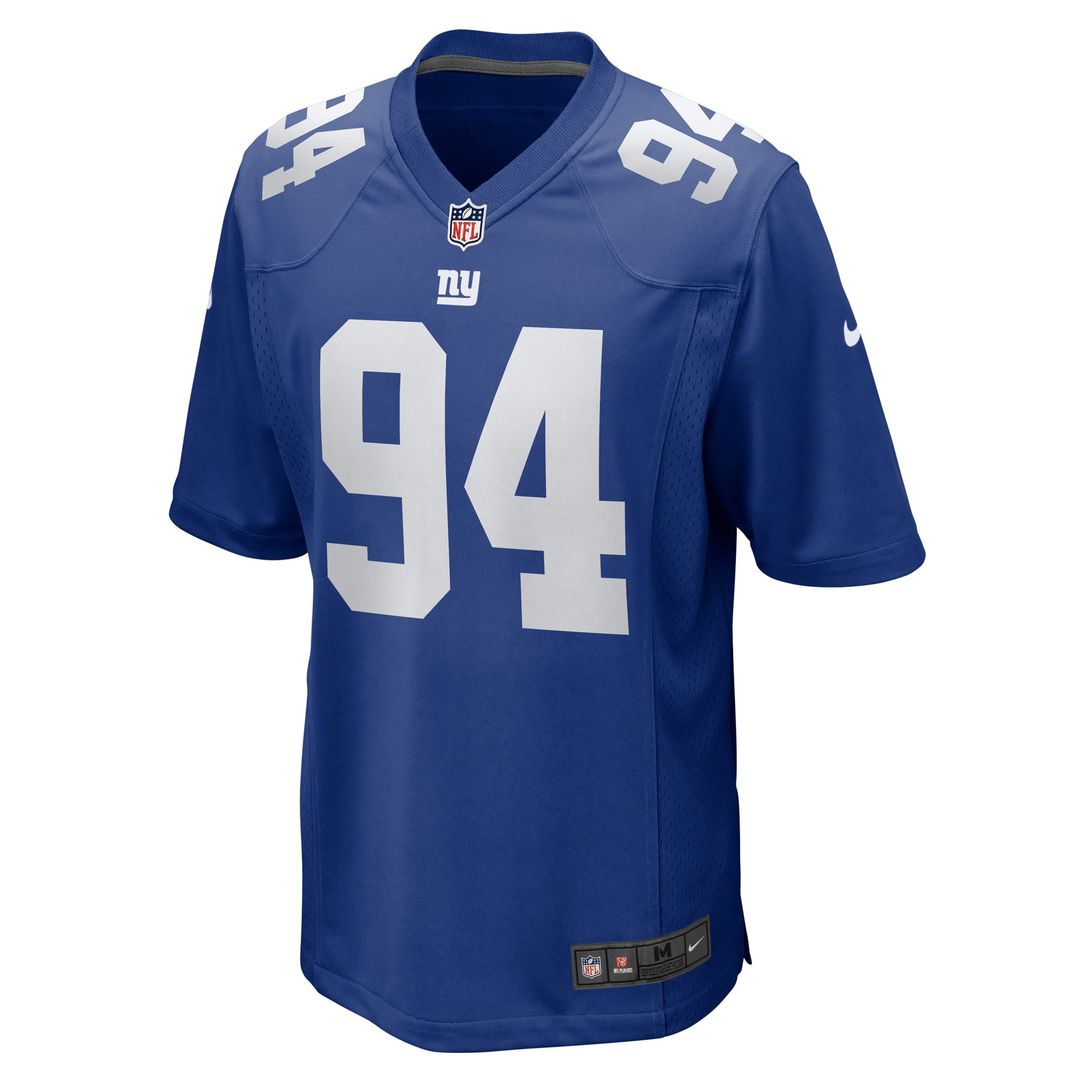Elijah Chatman New York Giants Royal Team Game Jersey