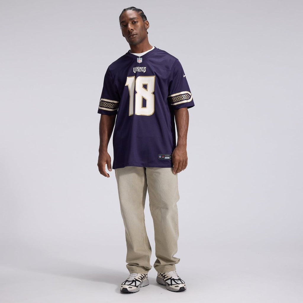 Justin Jefferson Minnesota Vikings Purple 2026 Rivalries Collection Game Jersey