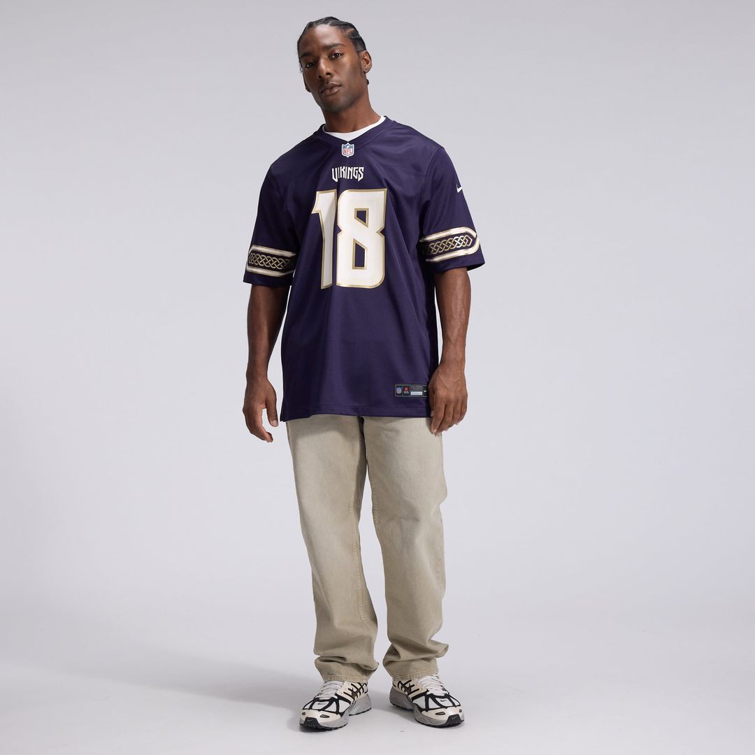 Justin Jefferson Minnesota Vikings Purple 2026 Rivalries Collection Game Jersey