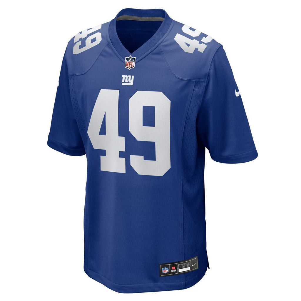 Chris Board New York Giants Royal Team Game Jersey
