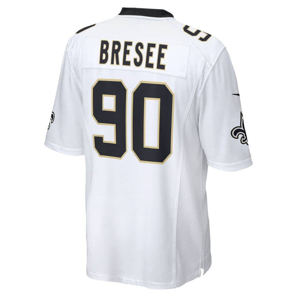 Bryan Bresee New Orleans Saints White Game Jersey