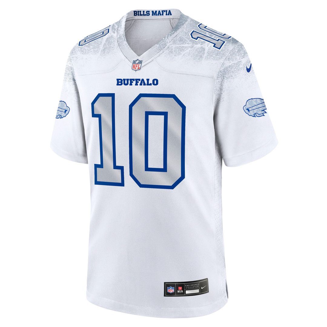 Khalil Shakir Buffalo Bills White Rivalries Collection Game Jersey