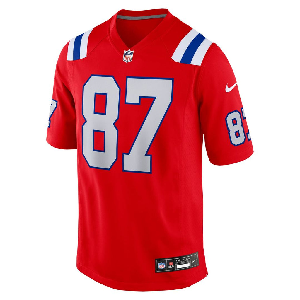 Rob Gronkowski New England Patriots Navy Team Retired Player Game Jersey