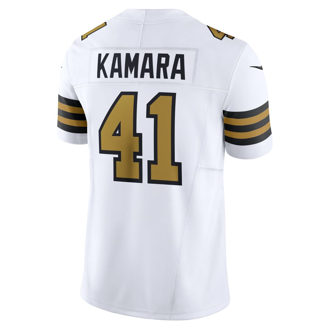Alvin Kamara New Orleans Saints White Alternate Vapor F.U.S.E. Limited Jersey