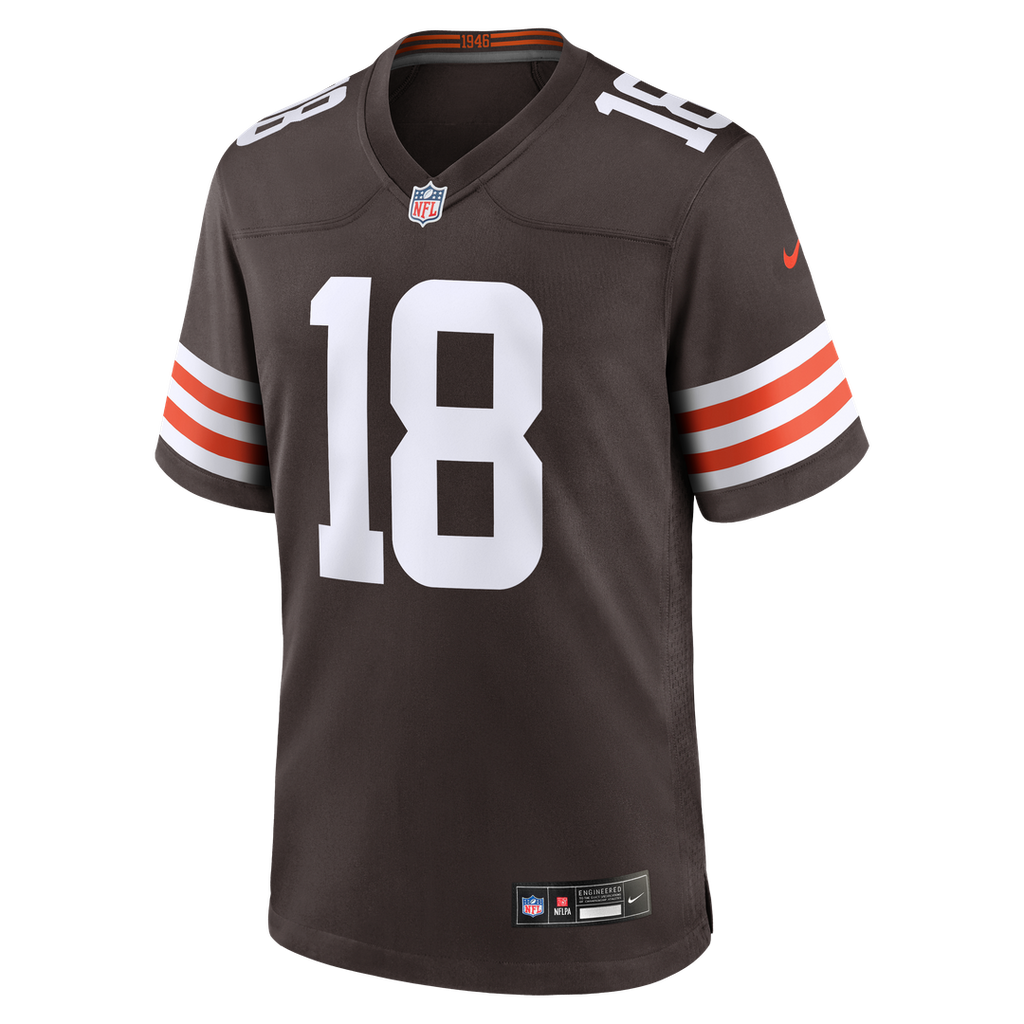David Bell Cleveland Browns Brown Game Jersey