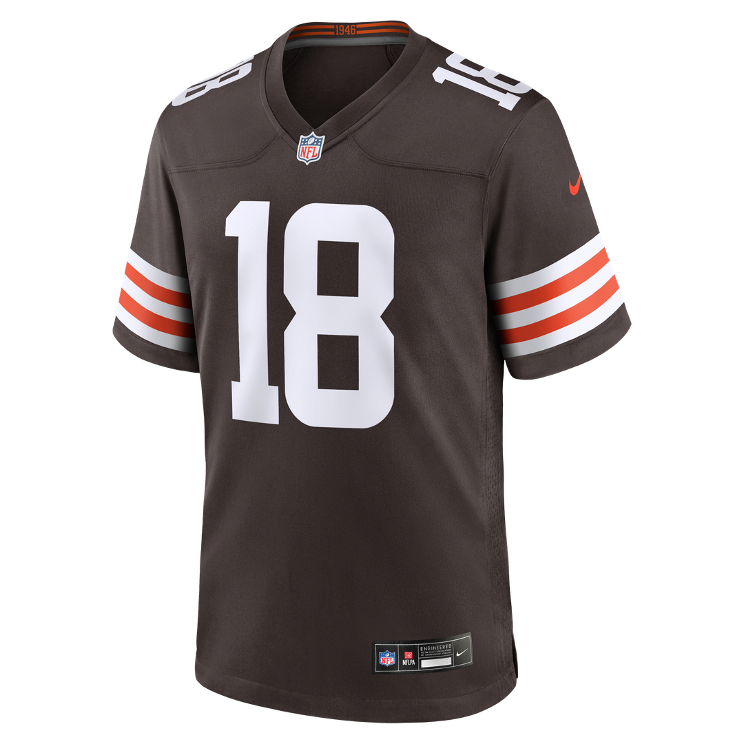 David Bell Cleveland Browns Brown Game Jersey
