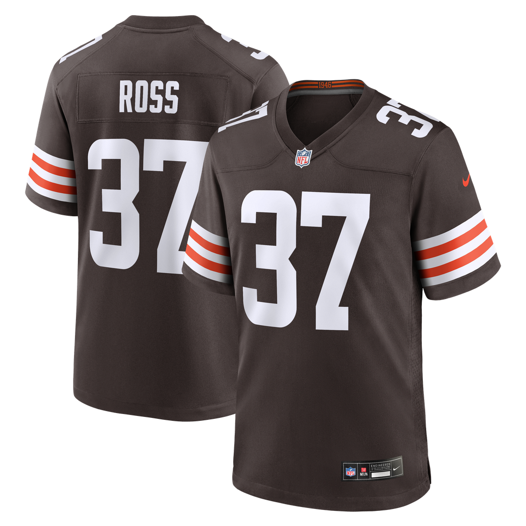 D'Angelo Ross Cleveland Browns Brown Team Game Jersey