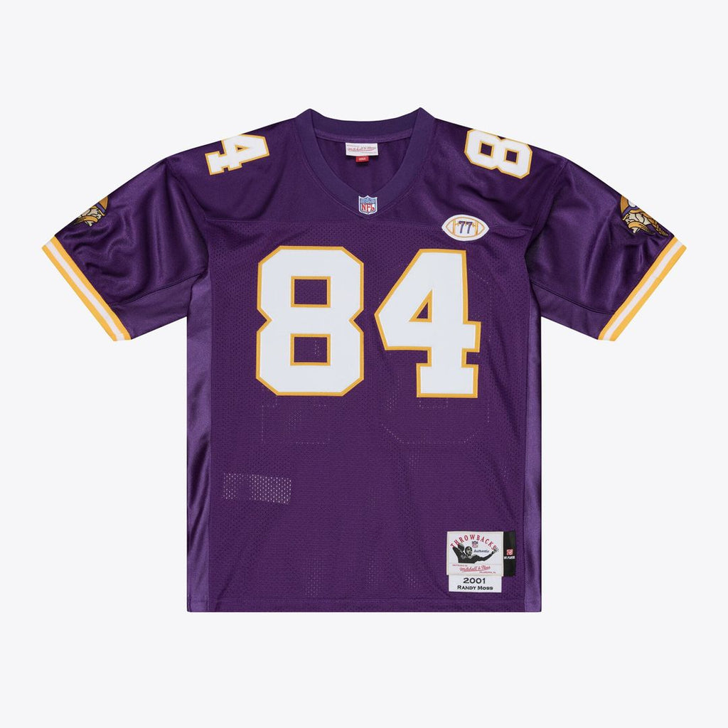 Randy Moss Minnesota Vikings Purple 2001 Authentic Throwback Jersey