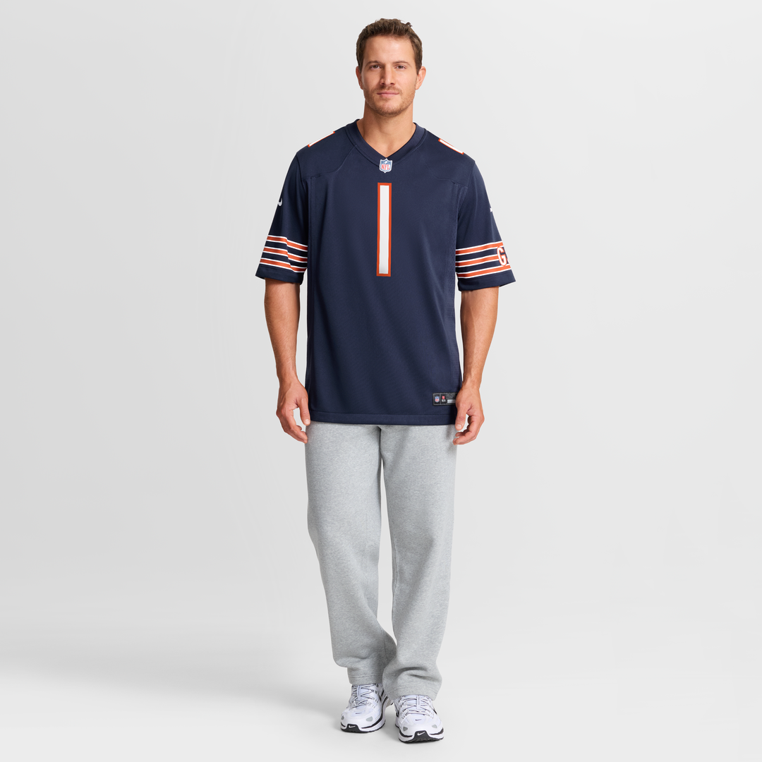 Jaylon Johnson Chicago Bears Navy Game Jersey