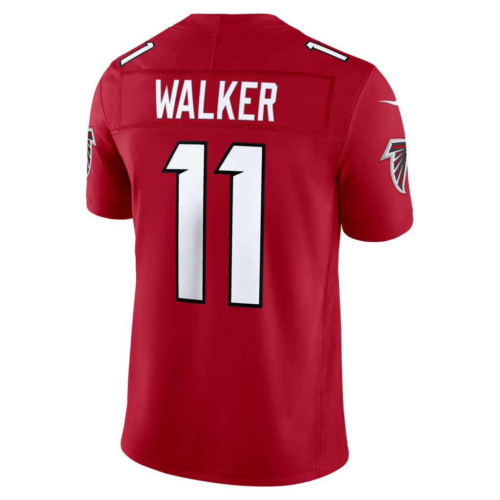 Jalon Walker Atlanta Falcons Red Team Vapor F.U.S.E. Stitched Limited Jersey