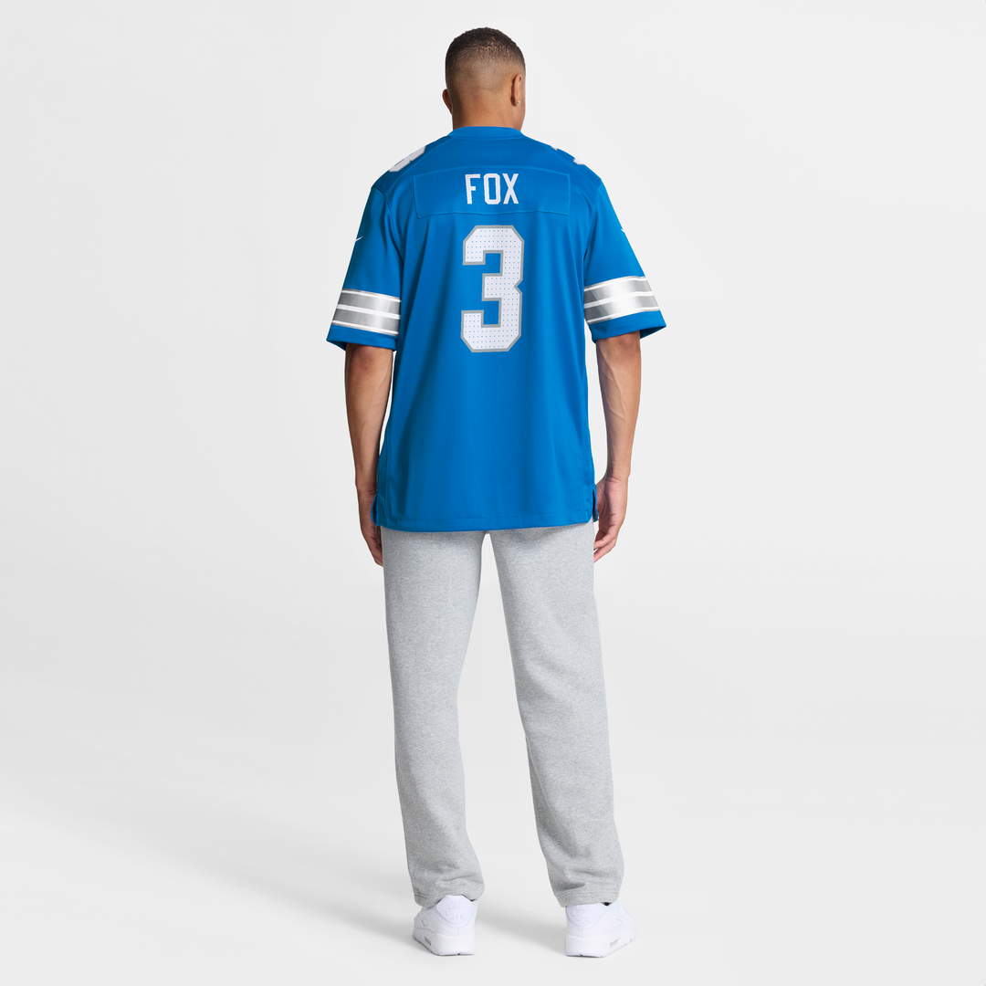 Jack Fox Detroit Lions Blue Team Game Jersey