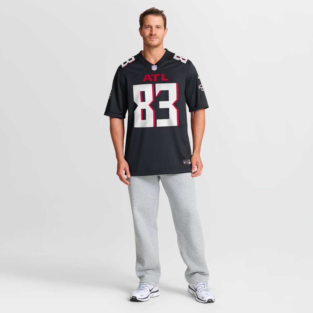 Deven Thompkins Atlanta Falcons Black Team Game Jersey