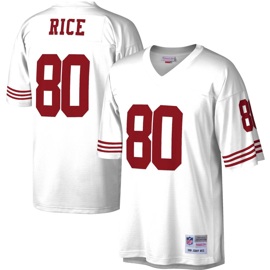 Jerry Rice San Francisco 49ers White Legacy Replica Jersey