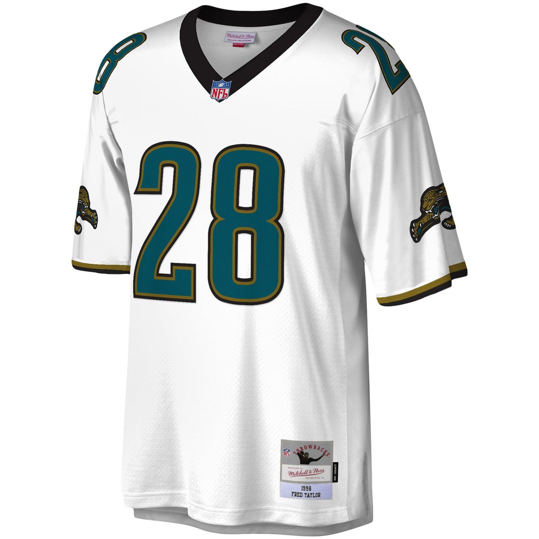 Fred Taylor Jacksonville Jaguars White Legacy Replica Jersey
