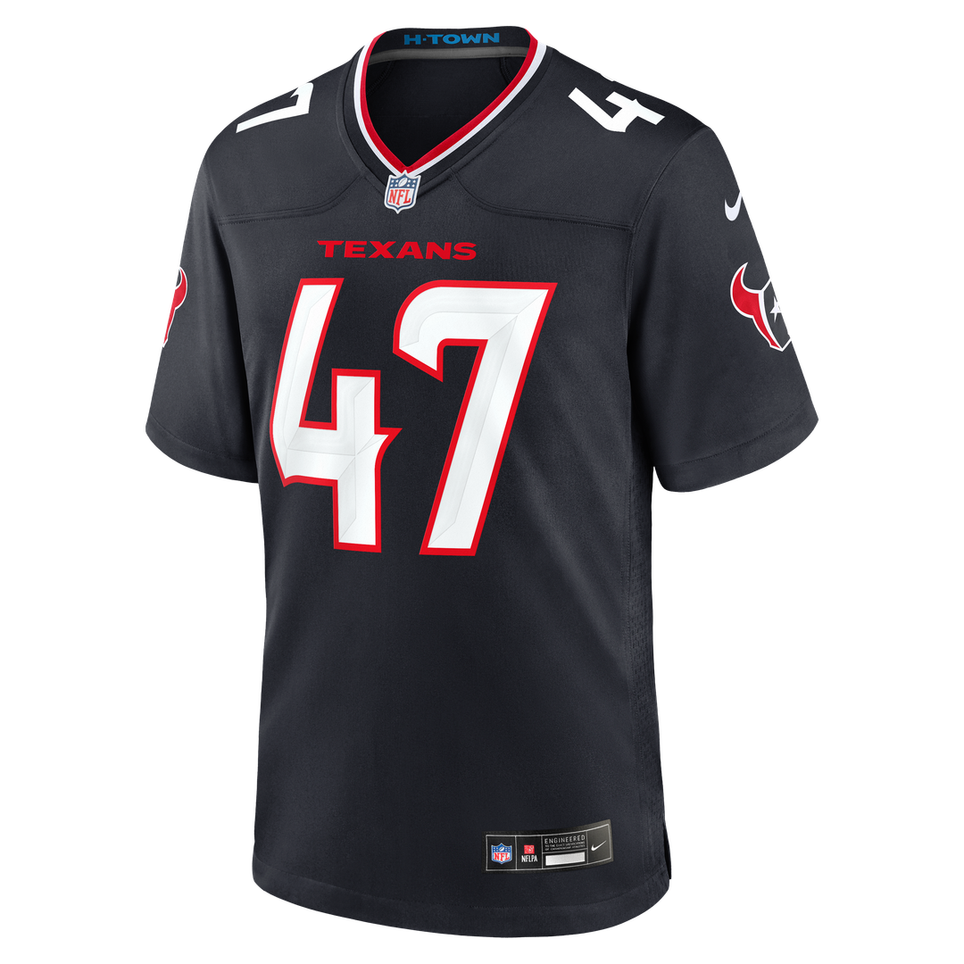 Louis Hansen Houston Texans Navy Team Game Jersey