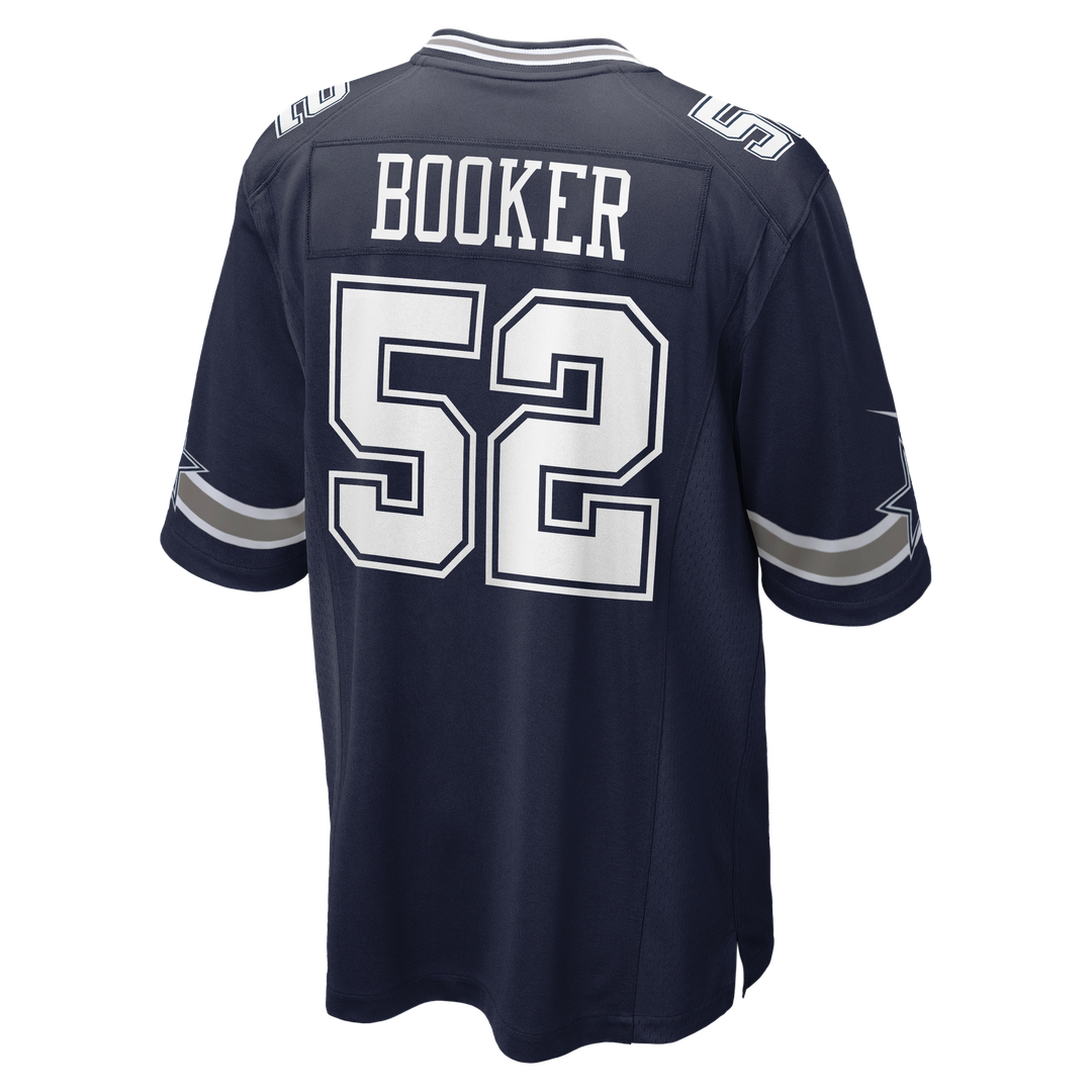 Tyler Booker Dallas Cowboys Navy Team Game Jersey