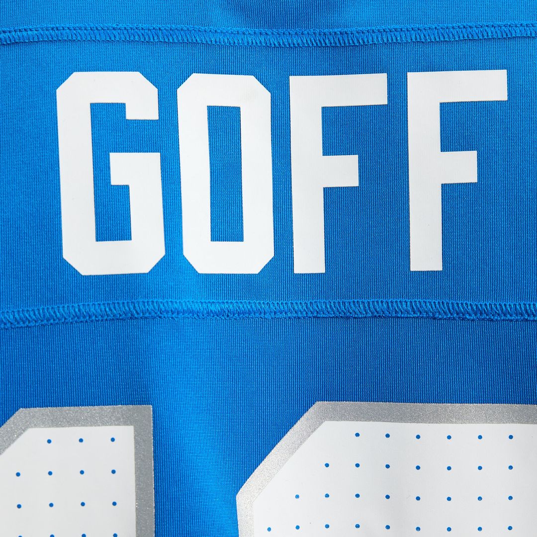 Jared Goff Detroit Lions White Game Jersey