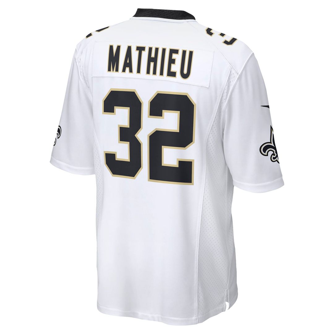 Tyrann Mathieu New Orleans Saints White Game Jersey