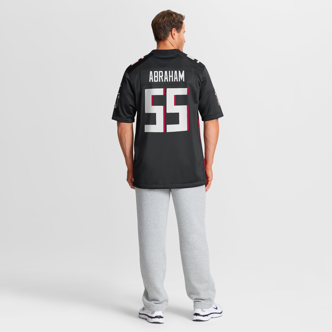 John Abraham Atlanta Falcons Black Game Retired Player Jersey