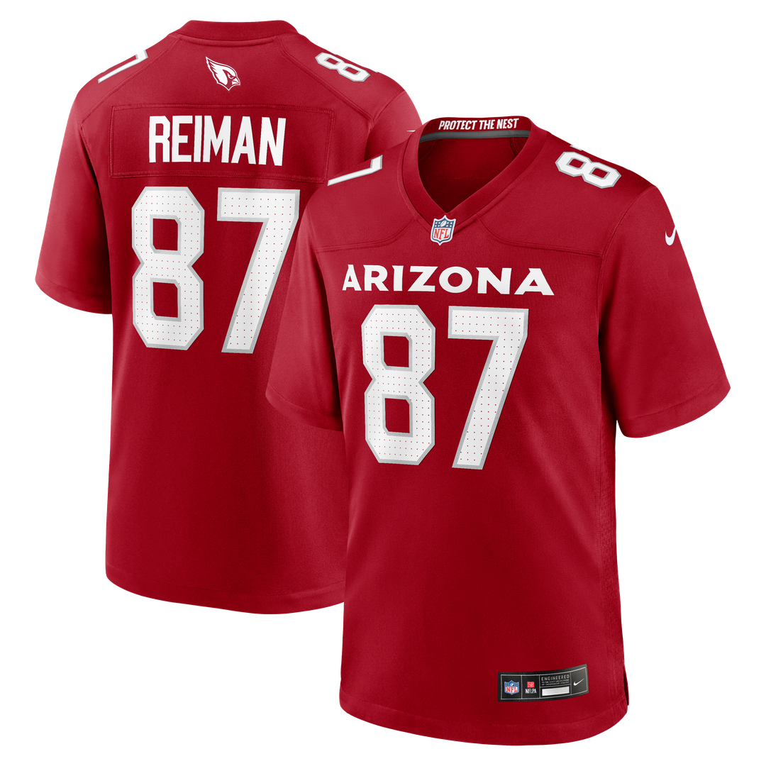 Tip Reiman Arizona Cardinals Cardinal Team Game Jersey