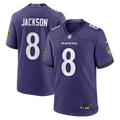Lamar Jackson Baltimore Ravens Purple Team Game Jersey