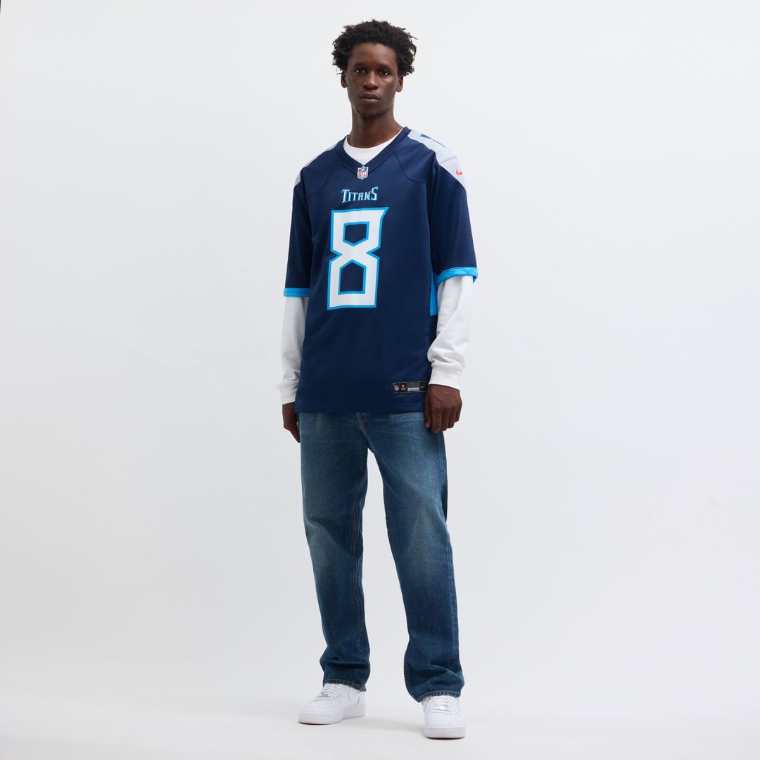 Will Levis Tennessee Titans Navy Game Jersey