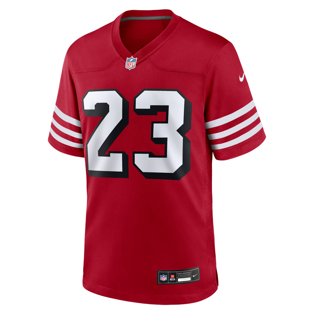 Christian McCaffrey San Francisco 49ers Scarlet Alternate Game Player Jersey