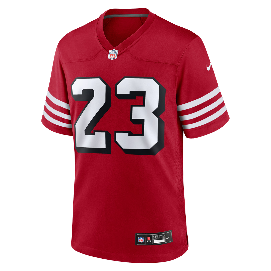 Christian McCaffrey San Francisco 49ers Scarlet Alternate Game Player Jersey