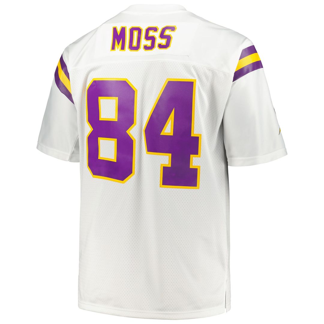 Randy Moss Minnesota Vikings Purple Big & Tall 1998 Retired Player Replica Jersey