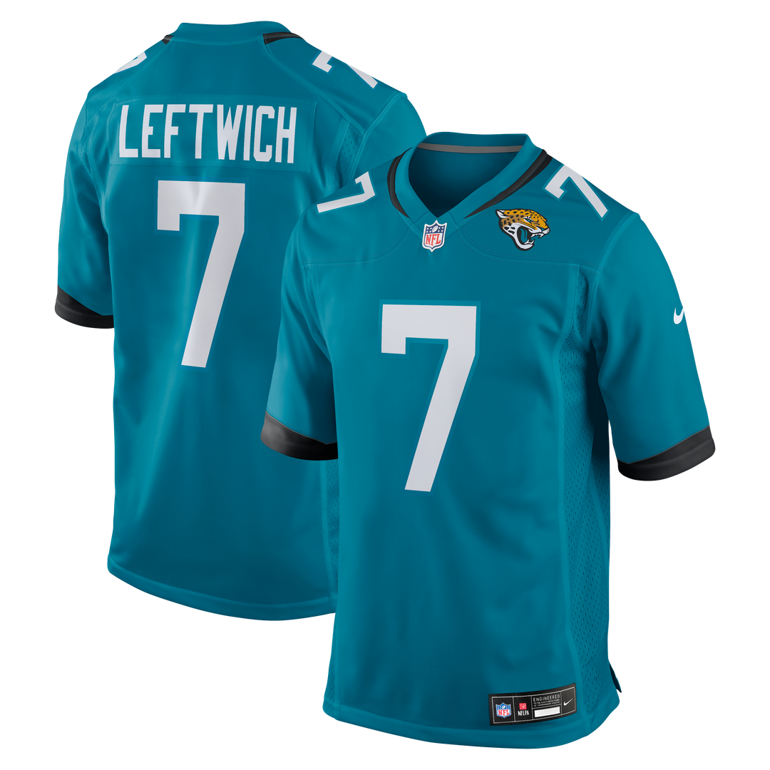 Byron Leftwich Jacksonville Jaguars Teal Retired Player Game Jersey
