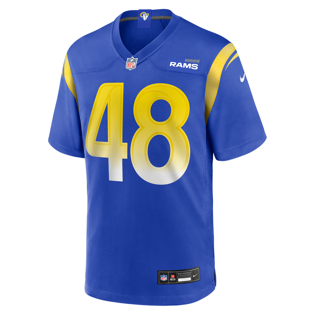 Omar Speights Los Angeles Rams Royal Game Jersey