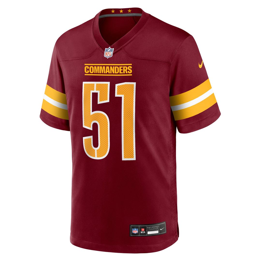 Ale Kaho Washington Commanders Burgundy Team Game Jersey
