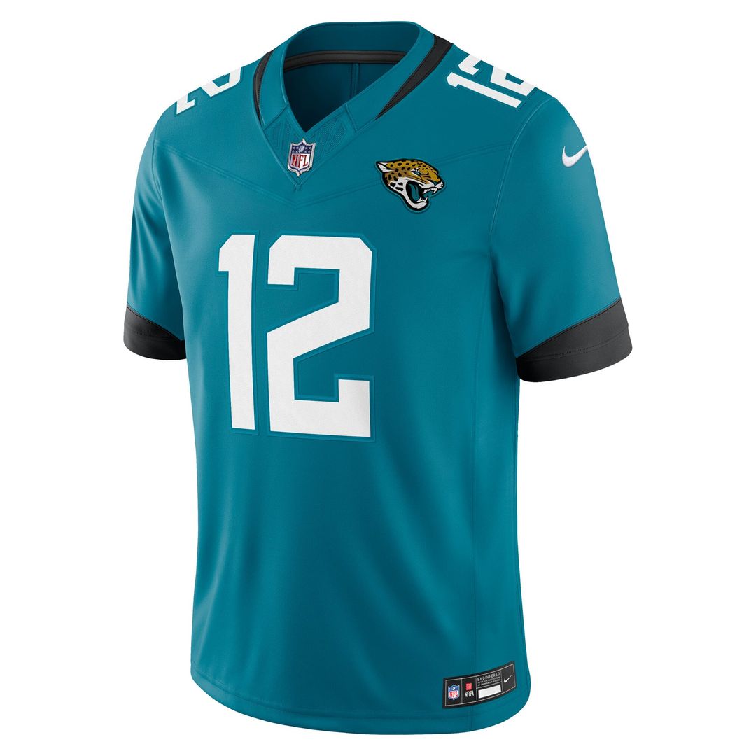 Travis Hunter Jacksonville Jaguars Teal Team Vapor F.U.S.E. Stitched Limited Jersey