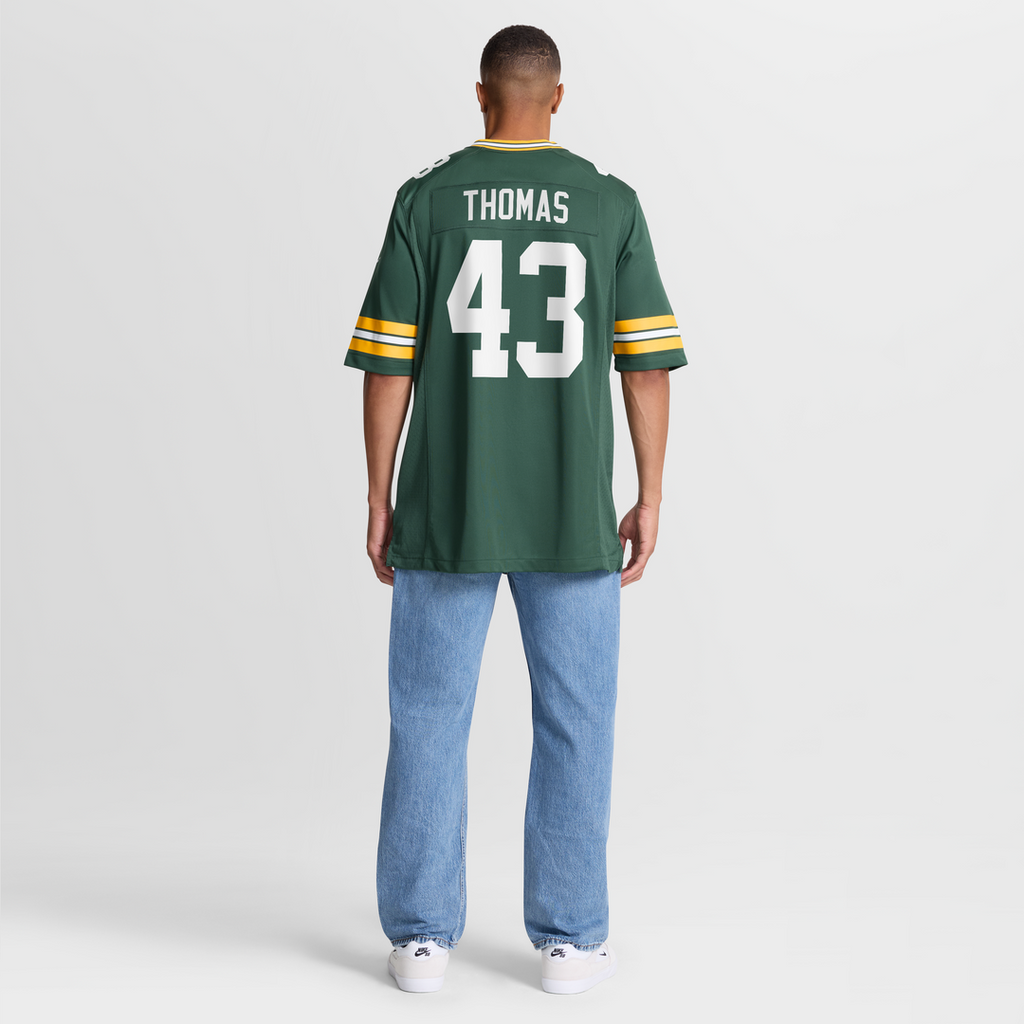 Kiondre Thomas Green Bay Packers Green Game Player Jersey