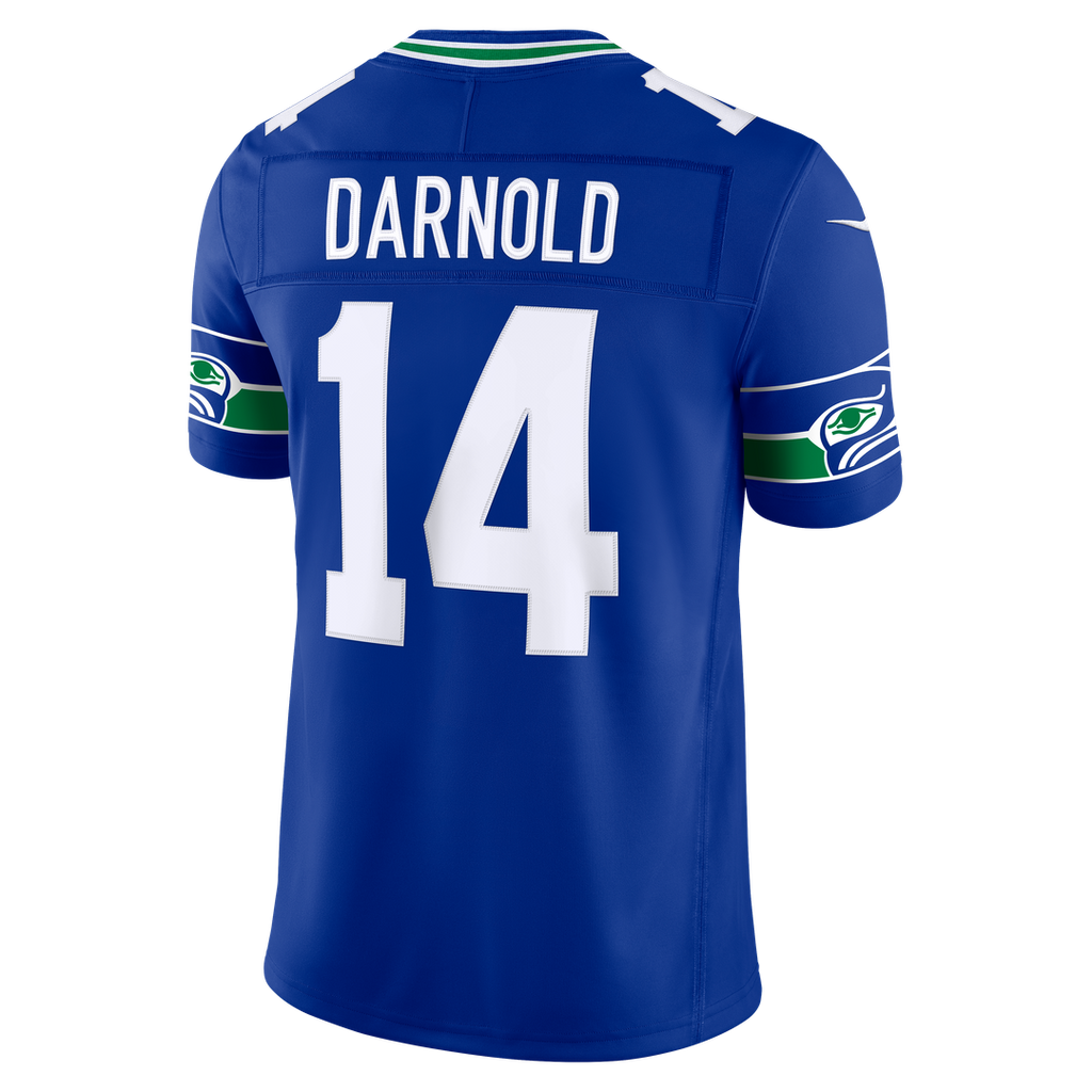 Sam Darnold Seattle Seahawks Royal Alternate Vapor F.U.S.E. Stitched Limited Jersey